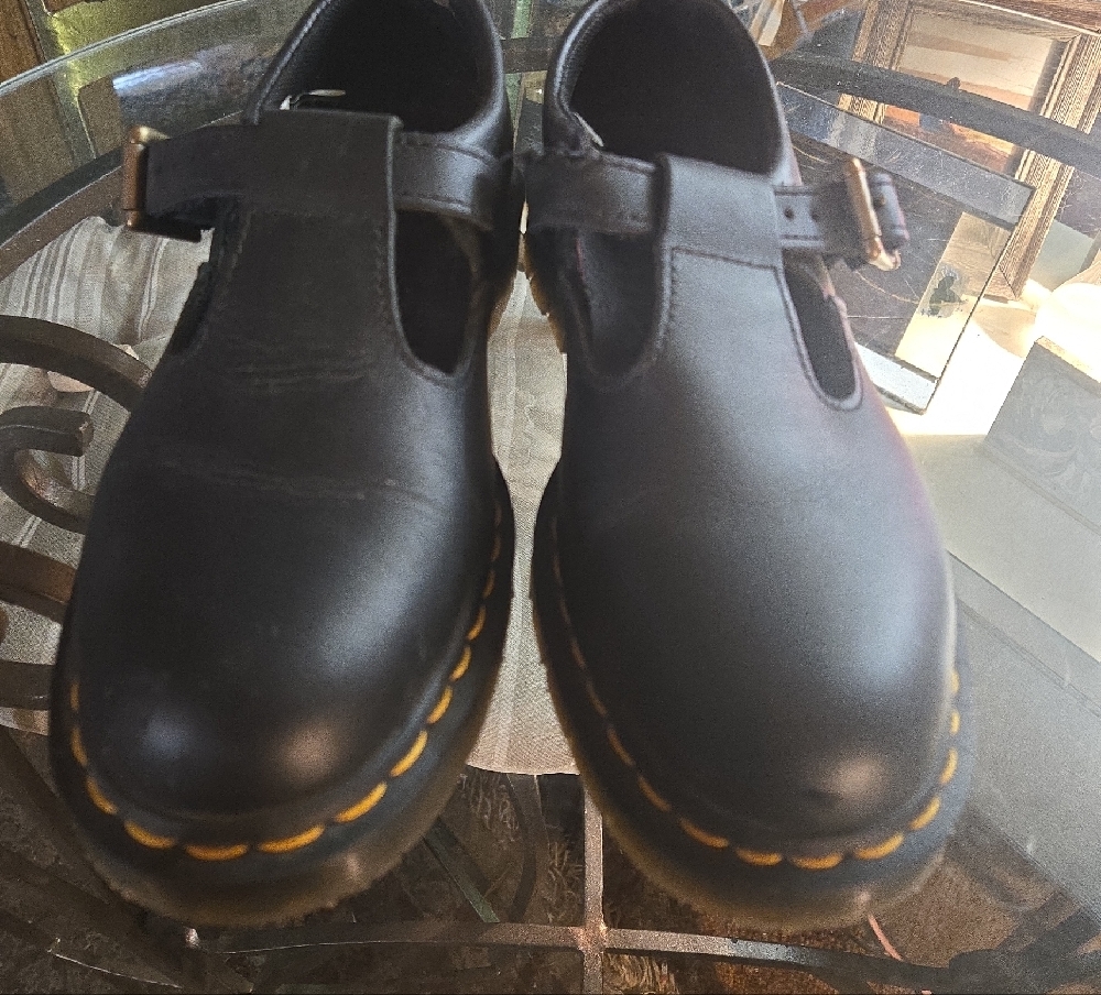 Dr. Martens Black Mary Jane Shoes - Picture 2 of 10